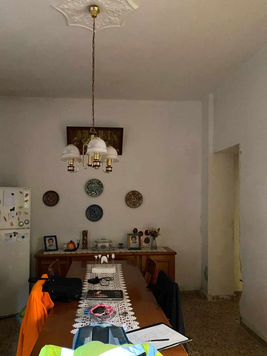 Reforma de la vivienda de Plaça del Senyera antes sala de estar